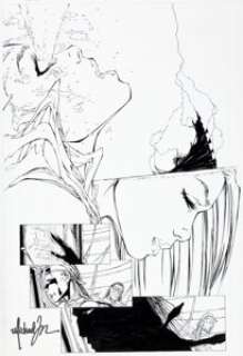 Michael Turner and Jason Gorder Fathom #6 Page 19 Original Art (Image, 1999). This page penciled by the popular -