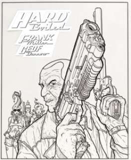 Geof Darrow Hard Boiled Foreign Edition Trade Paperback Collection Cover Original Art (circa mid 1990s). The -