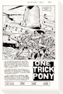 Don Lomax Vietnam Journal: Tet ‘68 #3 "One Trick Pony" Complete 26-Page Story Original Art (Apple -