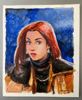 Faure, Michel | Faure, Michel - Dessin original couleurs - Elsa - (1996) | Catawiki