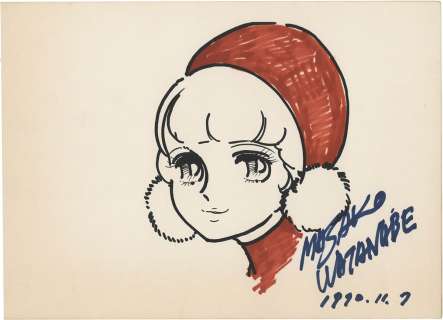 Masako Watanabe Hand-Drawn Color Illustration | Mandarake (Big Web)