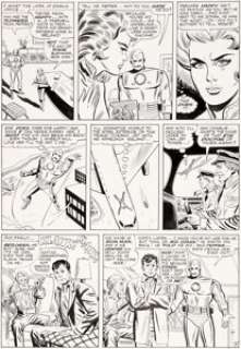 Don Heck and Mike Esposito (as Mickey Demeo) Tales of Suspense #67 Story Page 5 Iron Man Original Art - | Heritage