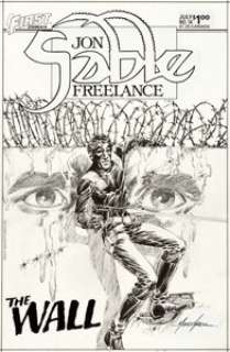 Mike Grell Jon Sable, Freelance #14 Cover Original Art (First Comics, 1984). Surprisingly few covers from -
