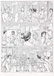 Jailloux (Marc) | Orion, planche n°43 Ã  l’encre de Chine de l’épi… | Millon