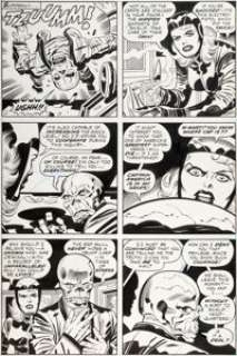 Jack Kirby and Mike Royer Captain America #211 Page 23 Original Art (Marvel, 1977). Sharon Carter confronts - | Heritage