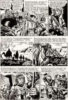 Bernie Krigstein Valor #5 Story Page 2 Original Art (EC, 1955)....