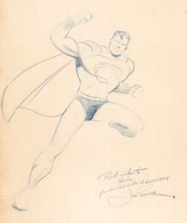 Joe Shuster - Superman War Bond Auction Illustration Original Art (1944). You may have seen Joe Shuster -