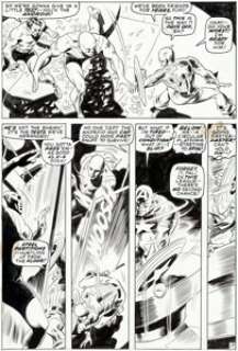 Gene Colan and Wally Wood Captain America #127 Story Page 17 Original Art (Marvel, 1970).... | Heritage