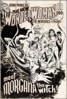 Mike Sekowsky and Dick Giordano Wonder Woman #186 Cover Original Art (DC, 1970).... | Heritage