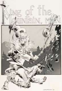 Bernie Wrightson Badtime Stories (nn) Splash Page 1 Original Art (Graphic Masters, 1971).... | Heritage