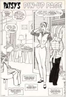 Al Hartley Patsy Walker #88 Pin-Up Illustration Original Art (Marvel, 1960).... | Heritage