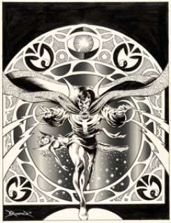Frank Brunner Marvel Treasury Edition #6 Front Cover Doctor Strange Original Art (Marvel, 1975).... | Heritage