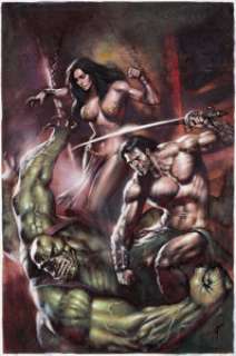 Lucio Parrillo Warlord of Mars #1 Cover D Original Art (Dynamite Entertainment, 2010)....