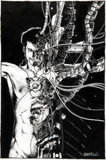 Brian Haberlin - Unpublished Iron Man Cover Original Art (c. 2010s)....