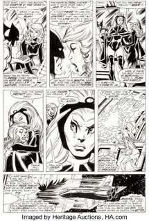 Dave Cockrum X-Men #100 Story Page 16 Original Art  (Marvel, 1976). Jean Grey makes the drastic decision - | Heritage