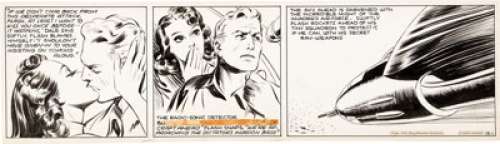 Austin Briggs Flash Gordon Daily Comic Strip Original Art dated 12-1-41 (King Features Syndicate, 1941). -