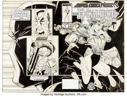 Todd McFarlane Marvel Comics Presents #32 Wraparound Cover Original Art (Marvel, 1989). This wraparound - | Heritage
