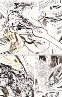 John Buscema and Geof Isherwood - Silver Surfer #110 Story Page 15 Original Art (Marvel, 1995).