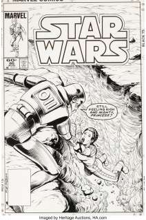 Bob McLeod | Star Wars #86 Cover Princess Leia Original Art (Marvel, 1984). | Heritage