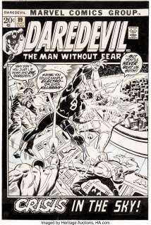 Sal Buscema | Daredevil #89 Cover Original Art (Marvel, 1972). | Heritage