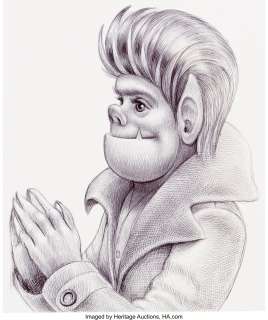 Emil Ferris - My Favorite Thing is Monsters Vol.2 Illustration Original Art (Fantagraphics, c. 2021).