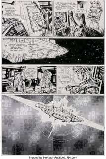 Jean-Claude Mézières | #14 Demi Splash Planche 4 (Dargaud, 1990). Jean-Claude Mézières | Heritage