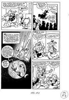 Giorgio Cavazzano, Carlo Chendi | Uncle Scrooge - "Zio Paperone e il satellitebomba" - Original Comic Page by Giorgio Cavazzano and Carlo Chendi - (1981) | Catawiki