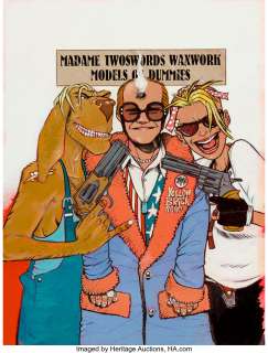 Hewlett, Jamie | Jamie Hewlett Deadline Magazine #21 Cover Tank Girl Original Art (Deadline, 1990).... | Heritage