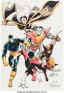 Byrne, John - John Byrne, Terry Austin, and Steve Oliff - X-Men Illustration Original Art (1980)....