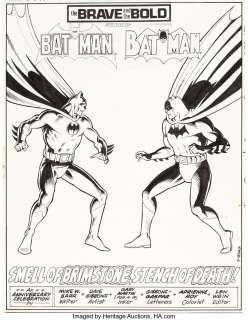 Gibbons, Dave - Dave Gibbons The Brave and the Bold #200 Splash Page 1 Batman Original Art (DC, 1983)....