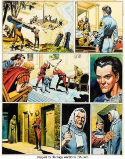 Lawrence, Don - Don Lawrence The Trigan Empire, The Puppet Emperor Story Page 16 Original Art (Look and Learn/Fleetway, 1970)....