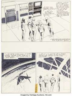 Raymond Poïvet Les Pionniers de l‘Espérance Title Page 31 Original Art (Pif Gadget #218, 1973)....