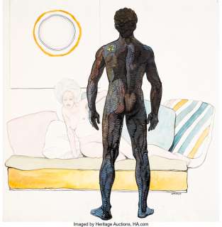 Giraud (Moebius), Jean | Jean Giraud (Moebius) Moebius, Folles Images - 30x30 Illustration Page 106 Original Art (Les Humanoïdes Associés, ... | Heritage