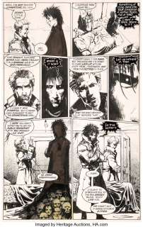 Kieth, Sam - Sam Kieth and Mike Dringenberg Sandman #3 Story Page 9 John Constantine Original Art (DC, 1989)....