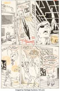 Nelson, Mark - Mark A. Nelson [Todd McFarlane printed blue line] G.I. Joe: Special #1 Story Page 9 Original Art (Marvel, 1995)....