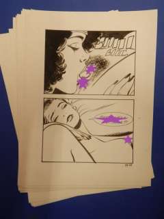 Tito Marchioro | Mondo Corrotto n. 33 - Tito Marchioro - 10x Tavole Originali "Tentazioni d’Oriente" - Page volante - Exemplaire unique - (1982) | Catawiki