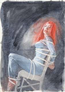 Phillips, Sean - Sean Phillips Black Widow #5 Cover Original Art (Marvel, 2006)....