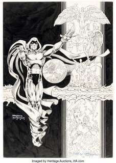 Broderick, Pat - Pat Broderick and Bruce D. Patterson Spectre #31 Cover Original Art (1989). ...