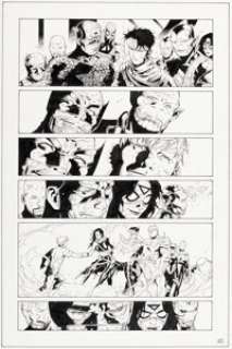 Cheung, Jim - Jim Cheung and John Livesay Young Avengers #12 Story Page 15 Original Art (Marvel, 2006)....
