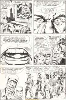 Kirby, Jack - Jack Kirby and Mike Royer Forever People #8 Story Page 12 Original Art (DC, 1972)....