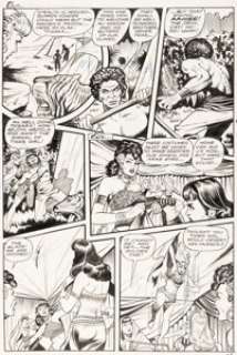 Baker, Matt - Matt Baker, Jack Kamen, and Al Feldstein (all attributed) Fight Comics #53 Tiger Girl Story Page 8 Original Art (F...