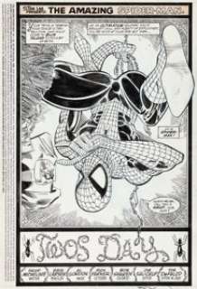 Larsen, Erik - Erik Larsen and Al Gordon The Amazing Spider-Man #324 Splash Page 1 Original Art (Marvel, 1989)....