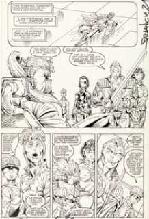 Liefeld, Rob | Rob Liefeld The New Mutants #100 Story Page 16 Original Art (Marvel 1988).... | Heritage