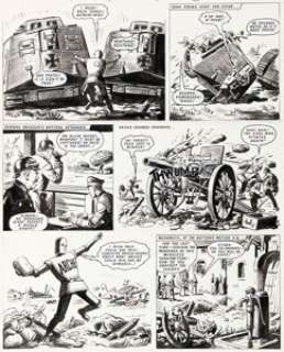 Ted Kearon Lion and Eagle 8-16-1969 Robot Archie Story Page 2 Original Art (IPC/LION, 1969). ...