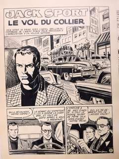 Melliès, Roger | Melliès, Roger - 32x Originele pagina - Jack Sport - Le Vol du collier - (1958) | Catawiki
