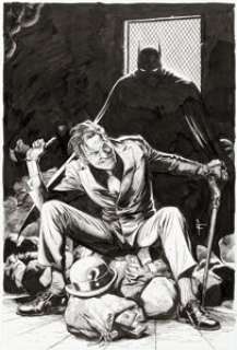 Gary Frank - Batman Black & White #5 Variant Cover Original Art (DC, 2021)....