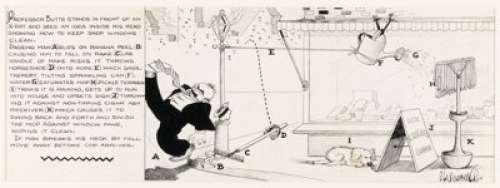 Rube Goldberg - Daily Comic Strip Original Art (undated).
