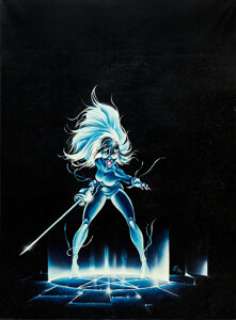 Crisse (Didier Chrispeels) - L‘Epée de Cristal, Le Goût de Sulfur #5 Cover Original Art (Vents d‘Ouest, 1994).