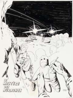 Ciro (Cyrus) Tota - Les Grandes Enigmes de Martin Mystère, Détective de l‘Impossible, Le Mystère des Nuraghes #2 Cover Original Art (Lug, 1987).