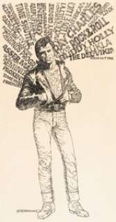 Jim Steranko - Weird Heroes, A New American Pulp Vol. 1 Guts, the Cosmic Greaser Illustration Original Art (Pyramid Books, 1975).